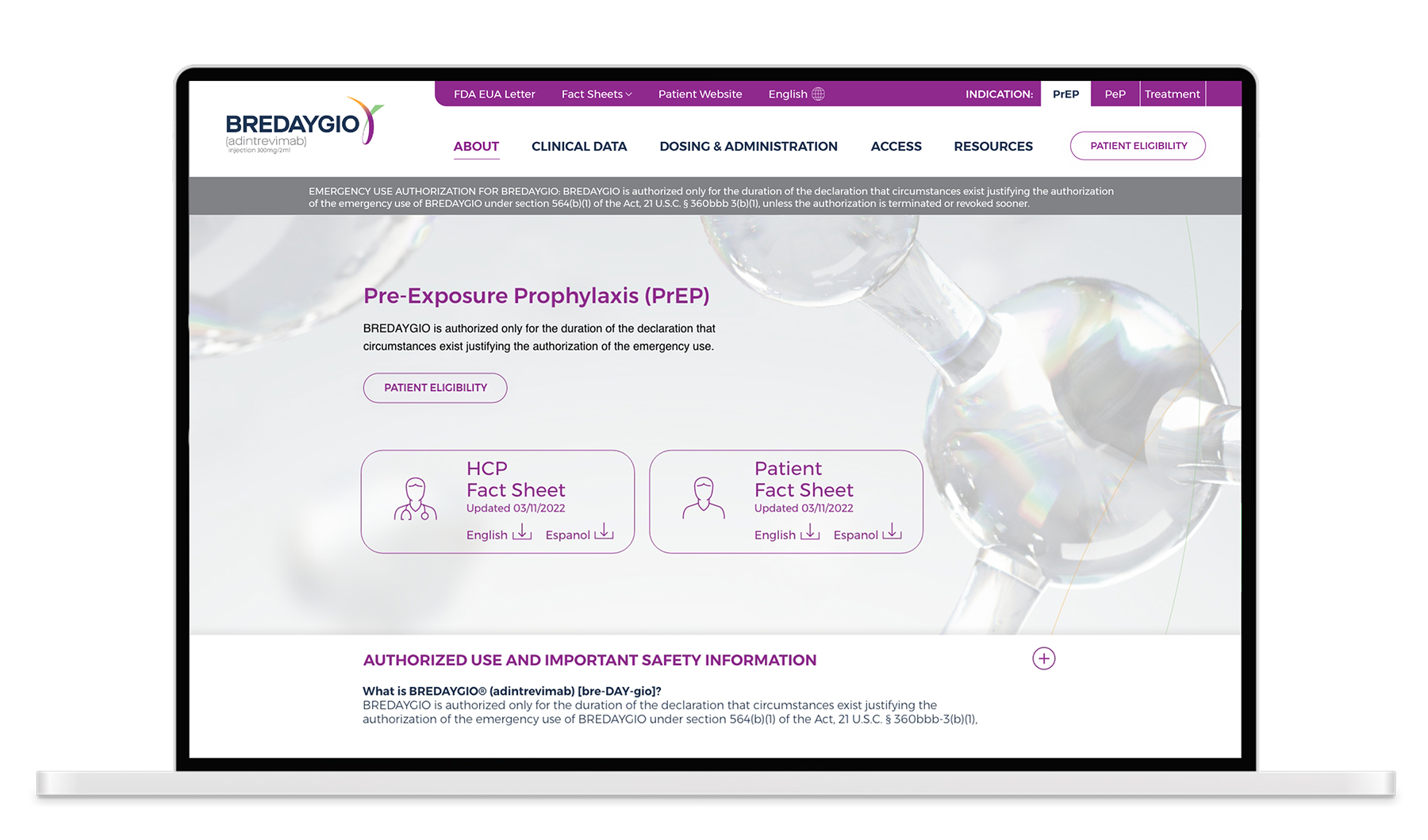 A screen shot of the website for the pro exposure prophypack.